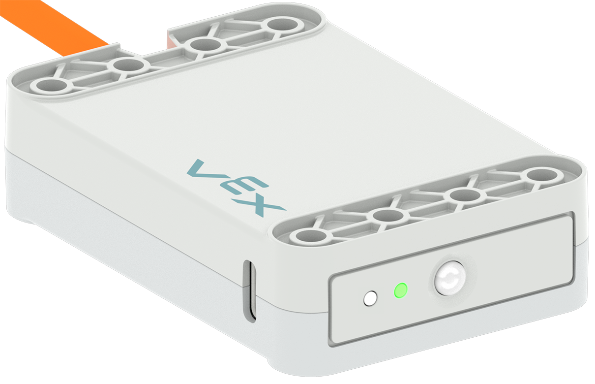 2 つのインジケータ ライトのうち 1 つだけが緑色に点灯し、部分的に充電されていることを示すバッテリー。