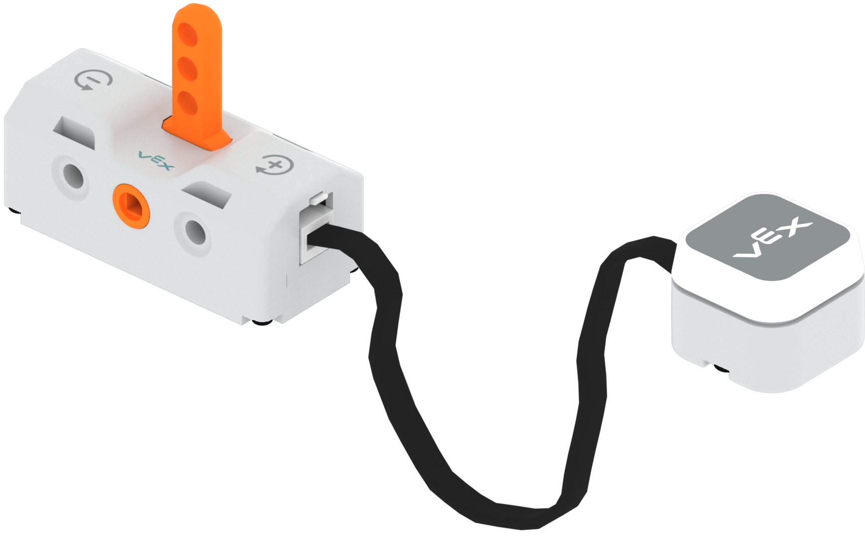 واقي LED مع كابله المتصل بمنفذ Smart Port الخاص بـ Switch.