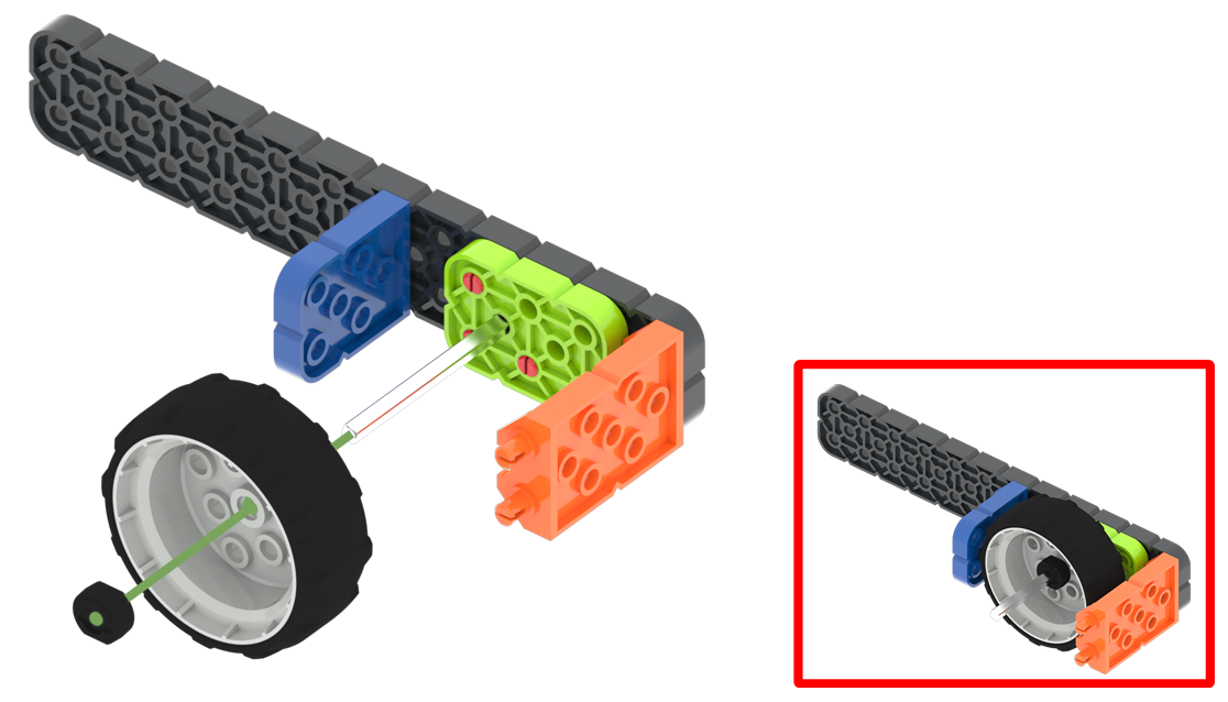Veleno apykaklės, naudojamos pilkajam ratui laikyti, diagrama.