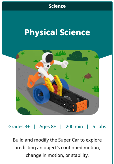 กระเบื้องหน่วยห้องปฏิบัติการ GO STEM สำหรับหน่วยวิทยาศาสตร์กายภาพ
