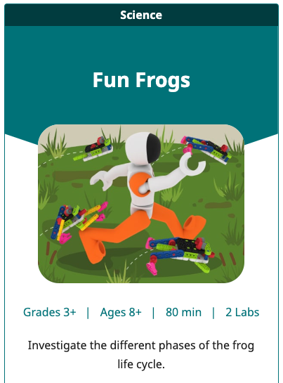 Плитка GO STEM Lab Unit для Fun Frogs Unit.