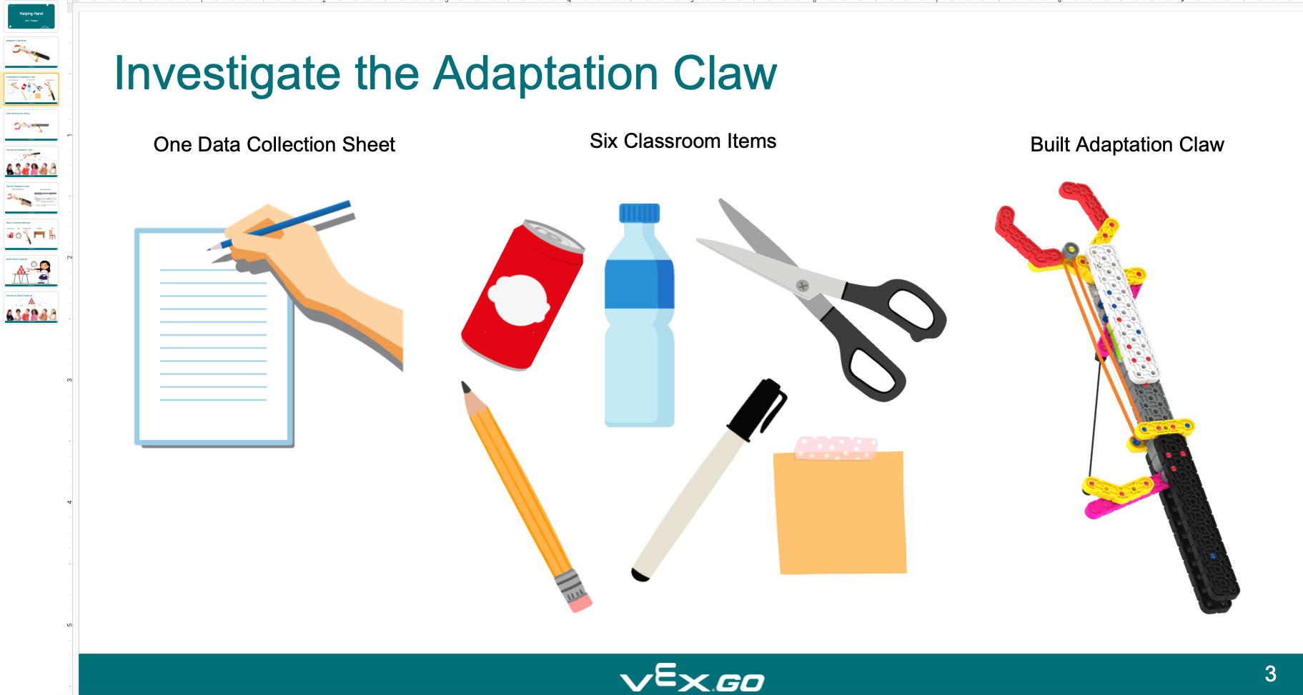 Ảnh chụp màn hình trình chiếu hình ảnh đang được sử dụng.