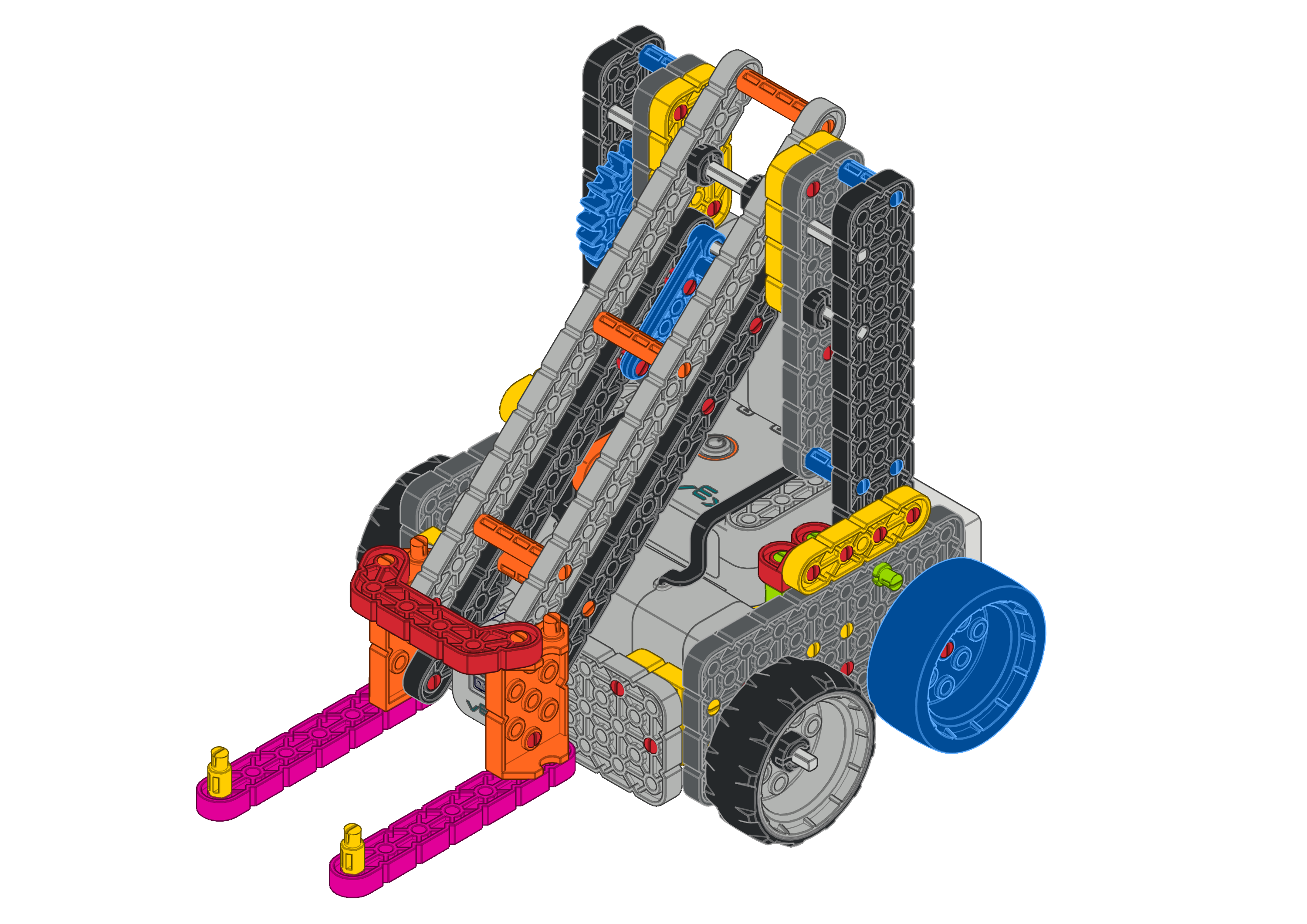Угловой вид на Competition Advanced GO Build.