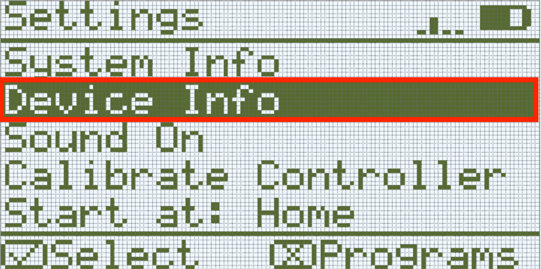 Ми экраны Параметрлер мәзірінде «Құрылғы ақпараты» опциясы бөлектелгенімен көрсетіледі. Құрылғы ақпараты - Жүйе ақпаратының астындағы тізімдегі екінші опция.