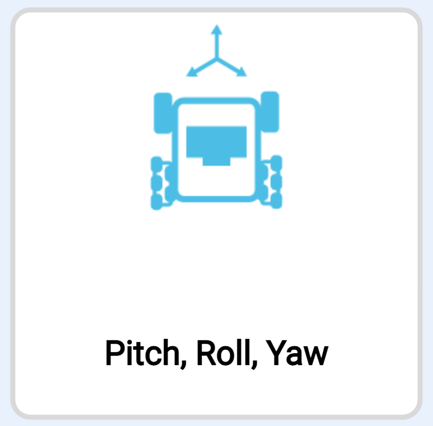 Ảnh chụp màn hình thu nhỏ của Dự án mẫu Pitch, Roll, Yaw.