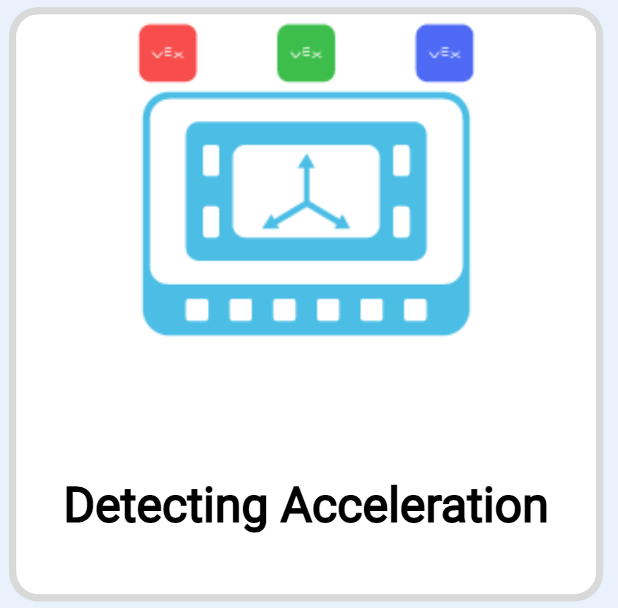 Detecting Acceleration Örnek Projesi küçük resminin ekran görüntüsü.
