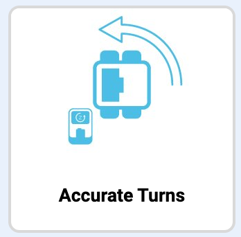 Captura de ecrã da miniatura do projeto de exemplo Accurate Turns.