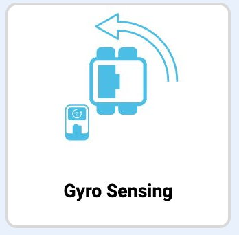 Знімок екрана ескізу прикладу проекту Gyro Sensing.