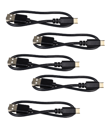 5 USB-kaapelia käytettäväksi VEX IQ:n kanssa (2. sukupolvi).