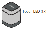 VEX IQ Touch LED (2e generatie) stuk.