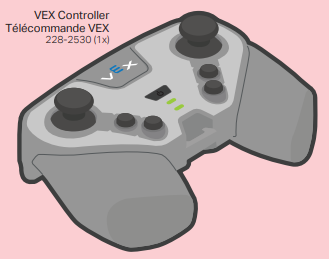 Element kontrolera VEX IQ (1. generacja).