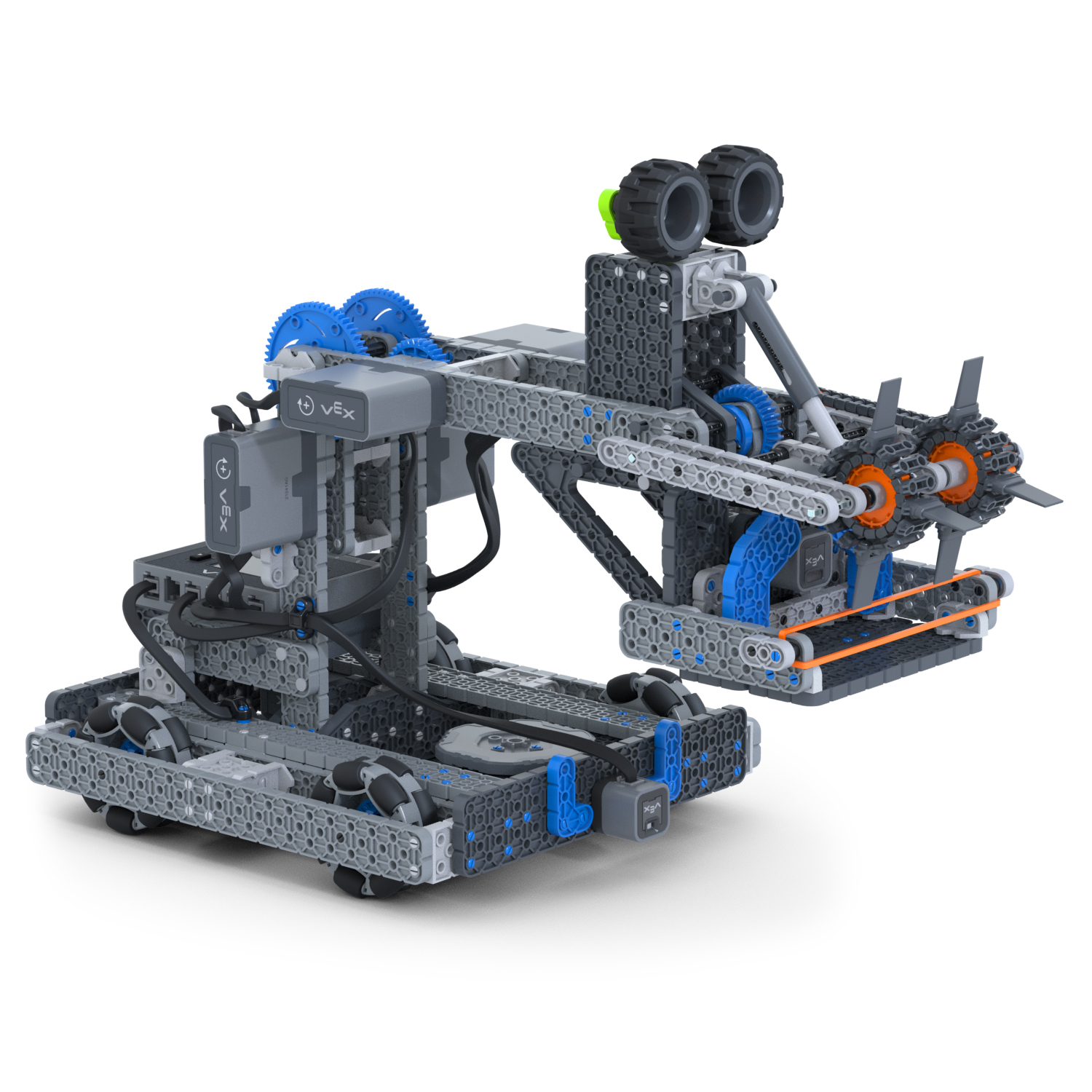 Vue en biais du robot Byte.