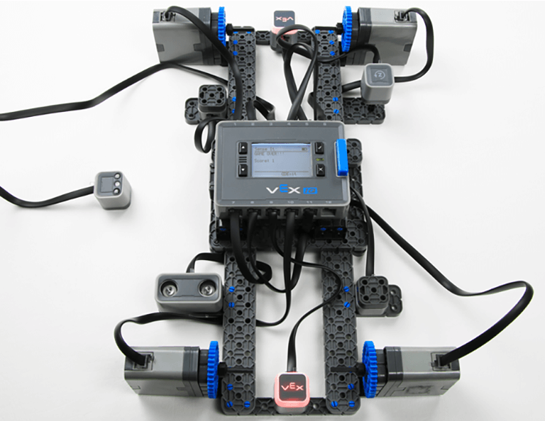 Banco de testes - Imagem em miniatura do laboratório STEM da VEX IQ Sensors.
