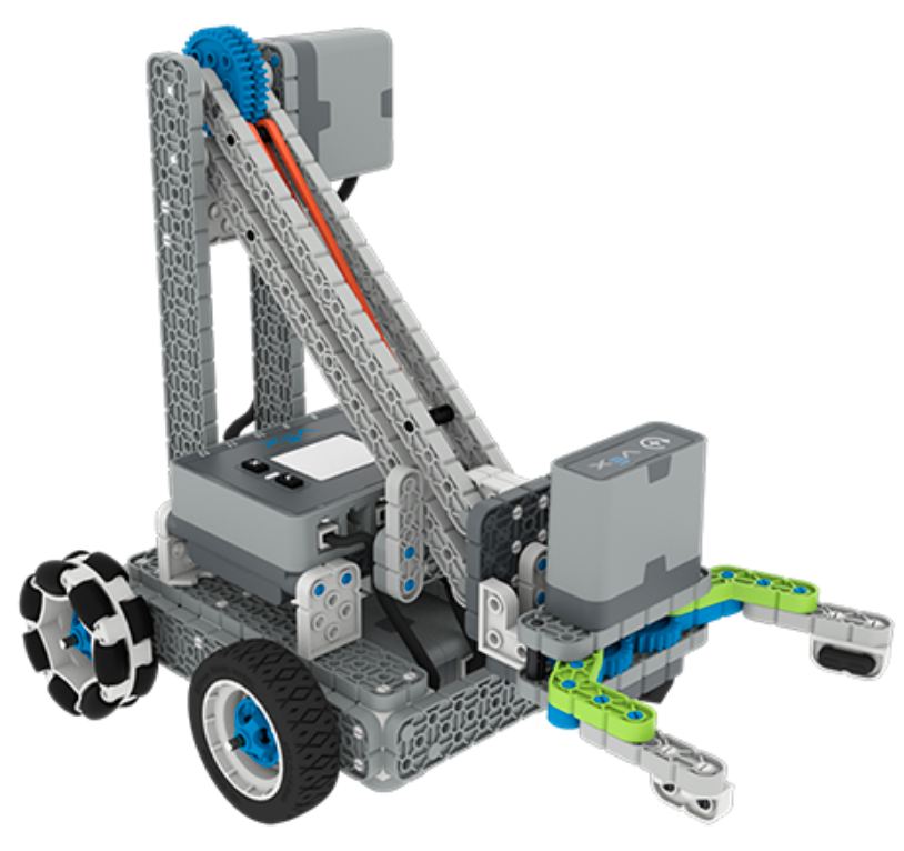 (第 2 世代) Clawbot ビルドの斜めビュー。