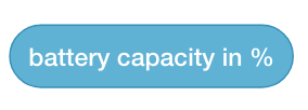 บล็อกรายงานระดับแบตเตอรี่ VEXcode IQ