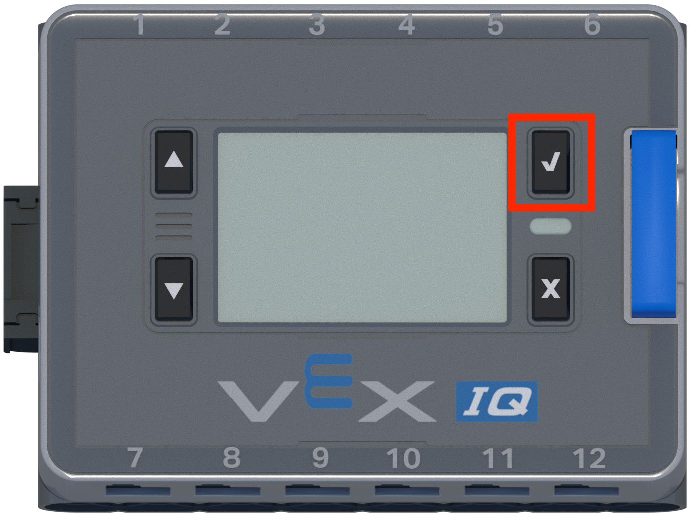 IQ Brain (1a generazione) con il pulsante Brain's Check evidenziato.