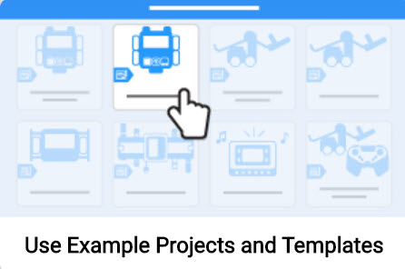 Miniature de la vidéo tutorielle « Utiliser des exemples de projets et de modèles » dans VEXcode IQ.