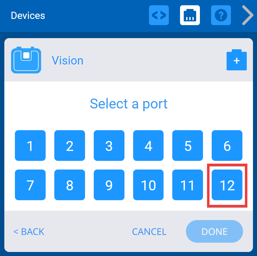 VEX IQ रोबोटिक्स प्लेटफॉर्म के लिए रोबोट विन्यास को दर्शाने वाला आरेख, विभिन्न घटकों और उनकी व्यवस्था को प्रदर्शित करता है, जो शैक्षिक उद्देश्यों और शुरुआती रोबोटिक्स उत्साही लोगों के लिए है।