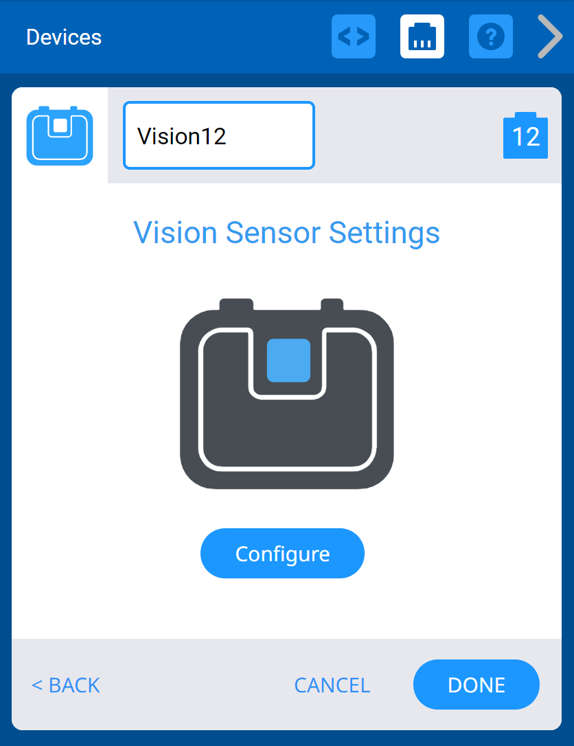 VEX IQ रोबोटिक्स प्लेटफॉर्म के लिए रोबोट कॉन्फ़िगरेशन विकल्पों को दर्शाने वाला आरेख, शैक्षिक रोबोटिक्स परियोजनाओं के लिए विभिन्न घटकों और उनकी व्यवस्था को प्रदर्शित करता है।