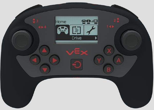 Powered on V5 Controller Негізгі мәзірде ашық көрсетіледі.