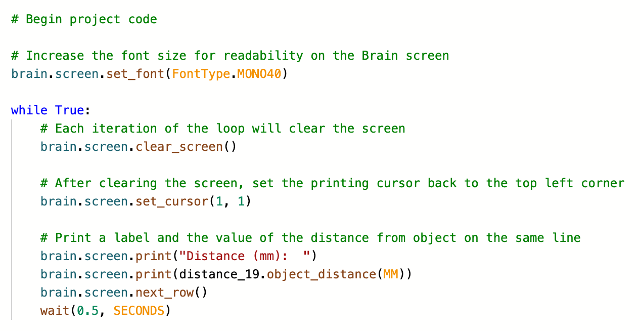 Diagramma che illustra la configurazione e l'utilizzo dei sensori V5, mostrando vari tipi di sensori e le loro connessioni al sistema robotico V5 per una maggiore funzionalità nei progetti di robotica.