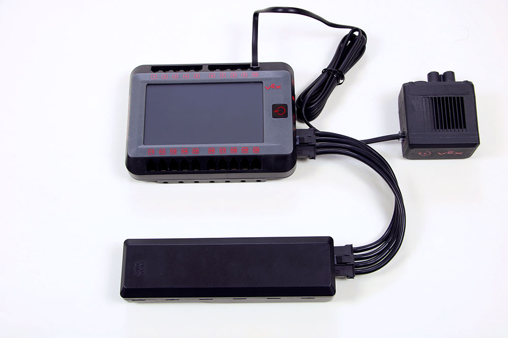 แผนภาพแสดงการตั้งค่าและการใช้งานเซ็นเซอร์ VEX V5 รวมถึงการเชื่อมต่อและการกำหนดค่าเพื่อประสิทธิภาพที่ดีที่สุดในการใช้งานด้านหุ่นยนต์