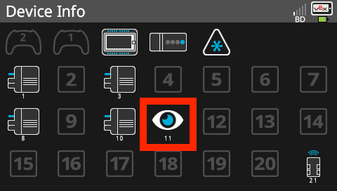 Diagrama que ilustra la configuración y el uso de los sensores V5, incluidas las conexiones y configuraciones, como parte del sistema de robótica V5.