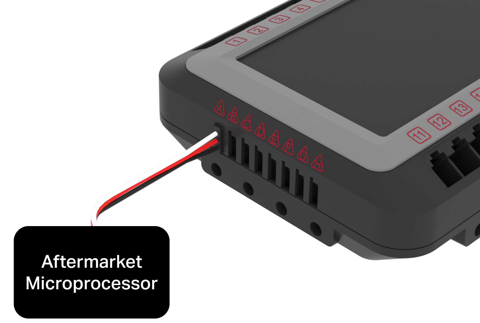 Schéma V5 3-Wire Devices znázorňující připojení a komponenty, ilustrující nastavení a funkčnost robotických systémů VEX.