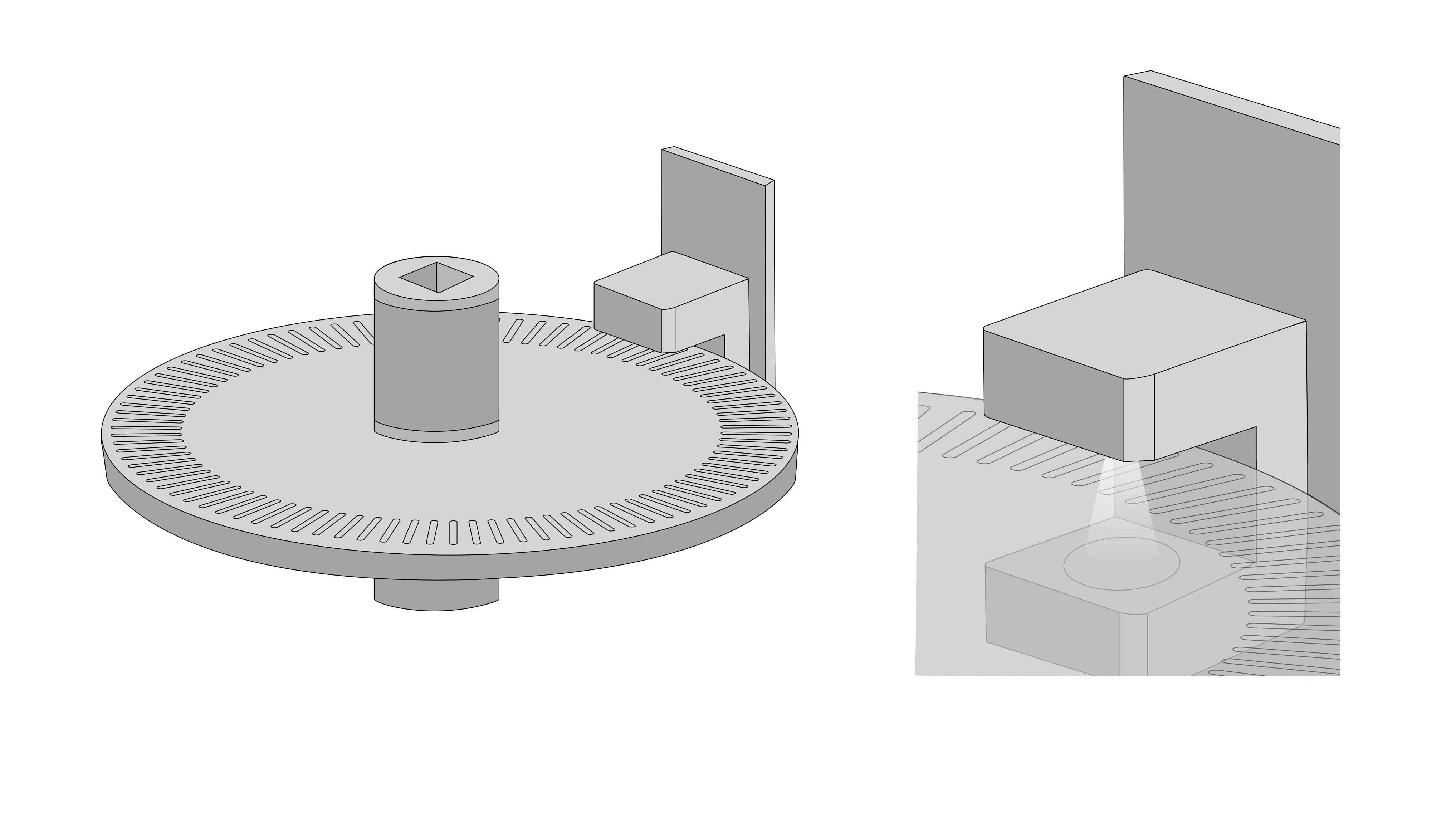 Diagramm einer optischen Wellenscheibe, die in V5-3-Draht-Geräten verwendet wird, und das deren Design und Komponenten für Roboteranwendungen veranschaulicht.