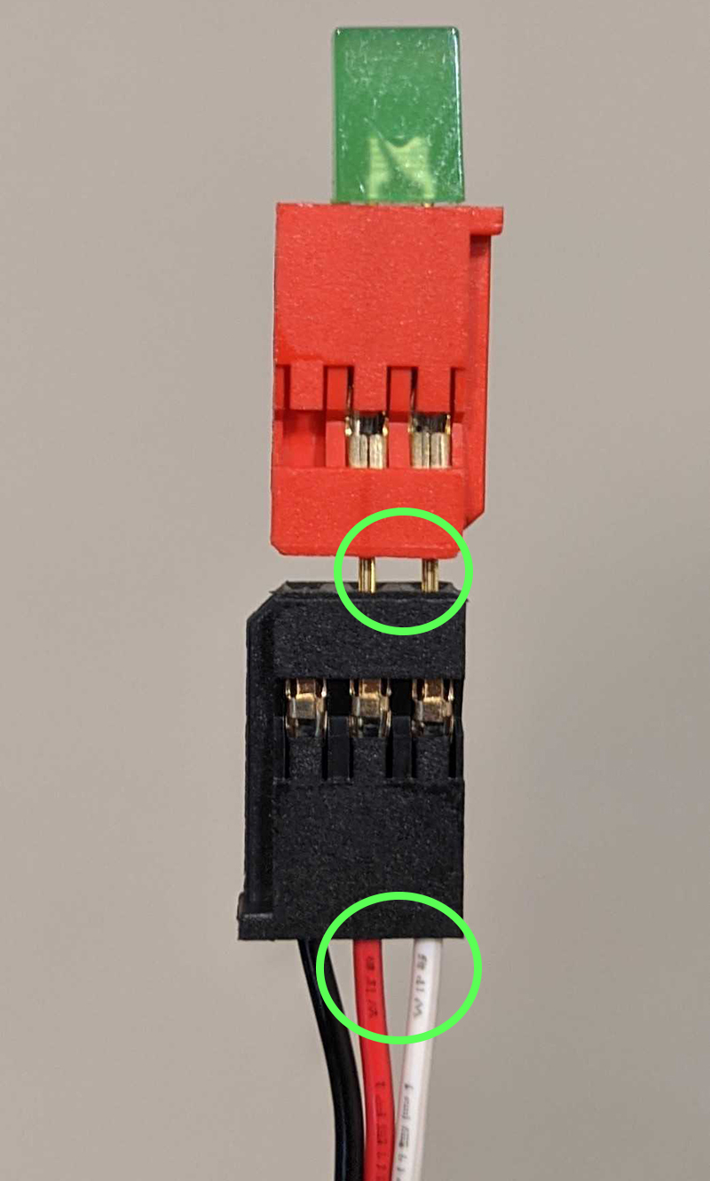 Diagram yang mengilustrasikan Perangkat V5 3-Wire, memperlihatkan koneksi dan komponen untuk pemasangan kabel dan pemasangan yang tepat dalam sistem robotika Vex.