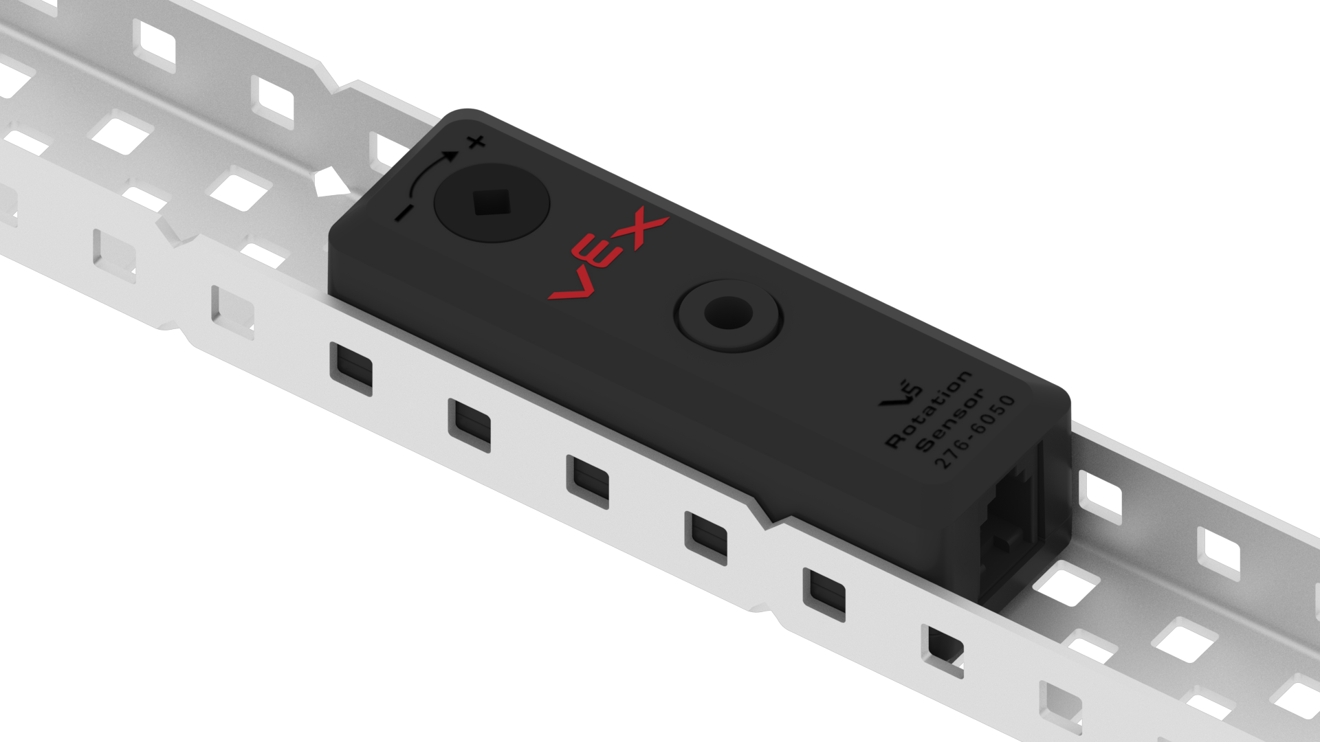 Sensor Rotasi V5 tertanam pada bagian Saluran C V5.