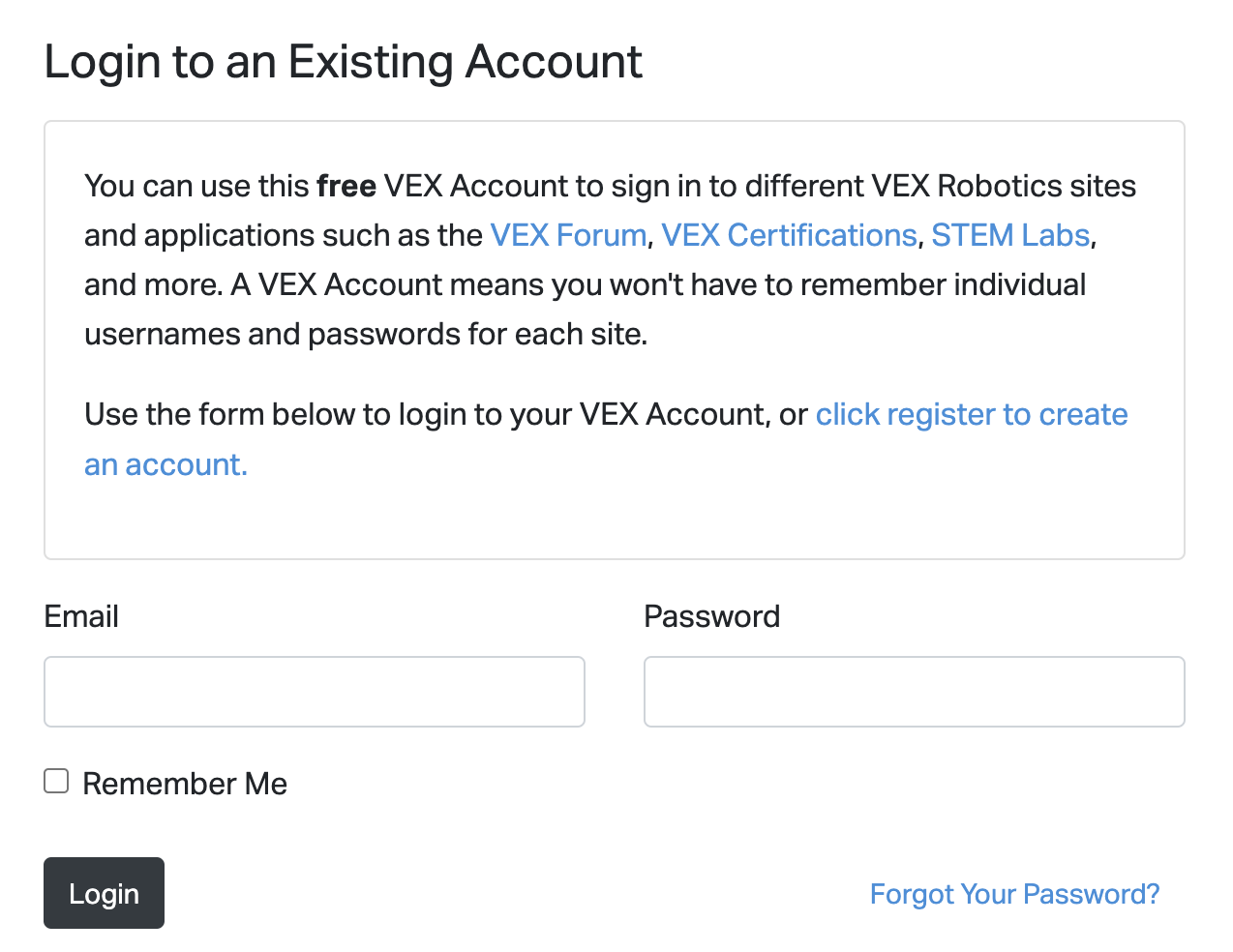 Скриншот интерфейса системы лицензирования VEXcode VR, отображающий параметры и информацию, связанные с лицензированием виртуальной среды программирования, используемой для обучения кодированию и принципов робототехники.