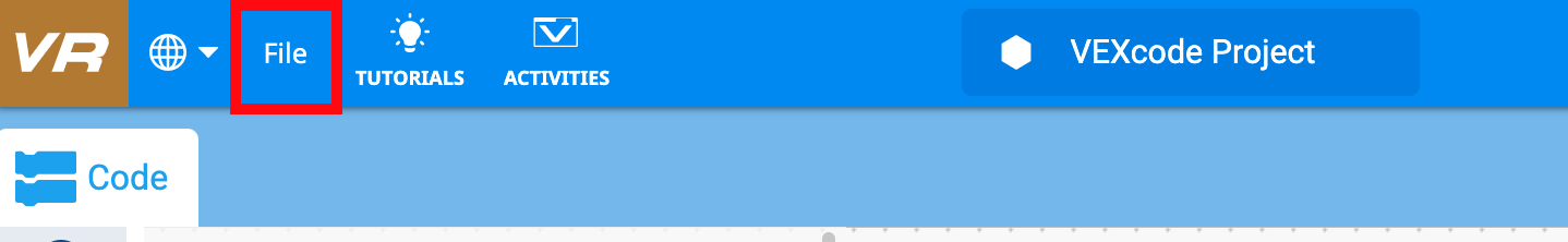 VEXcode VR प्रोग्रामिंग इंटरफ़ेस का स्क्रीनशॉट, ब्लॉक-आधारित कोडिंग वातावरण को प्रदर्शित करता है, जिसे शैक्षिक सेटिंग्स में कोडिंग अवधारणाओं और रोबोटिक्स सिद्धांतों को पढ़ाने के लिए डिज़ाइन किया गया है।