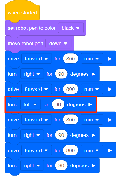 Screenshot dell'interfaccia del tutorial VR di VEXcode, che mostra le opzioni di codifica basate su blocchi e testo per programmare un robot virtuale, progettato per supportare l'istruzione STEM e i concetti di codifica per studenti e insegnanti.
