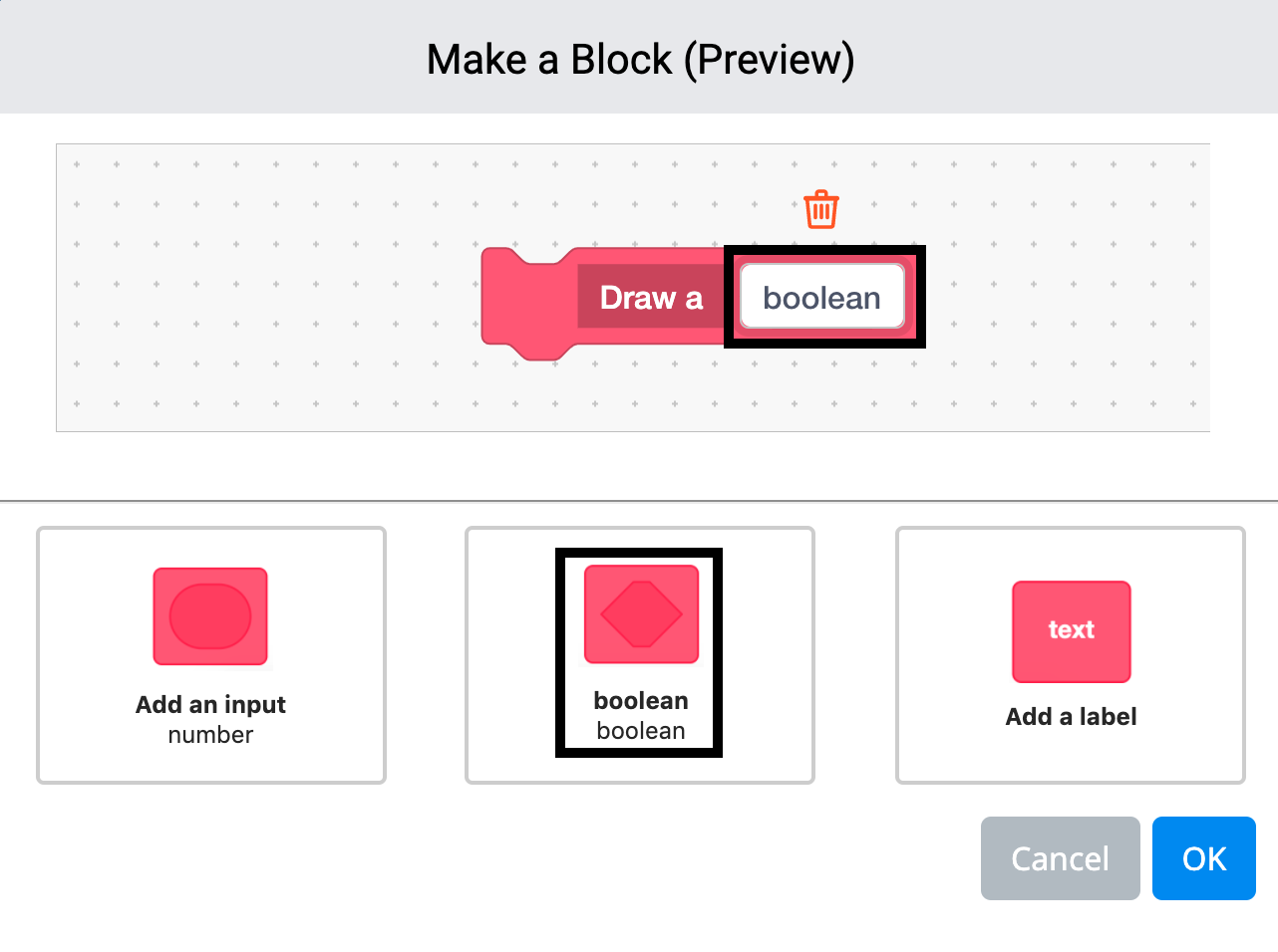 Diagramma che illustra i concetti di logica booleana in VEXcode VR, con rappresentazioni visive delle operazioni AND, OR e NOT, progettato per aiutare gli studenti a comprendere i principi di codifica nell'ambiente di programmazione.