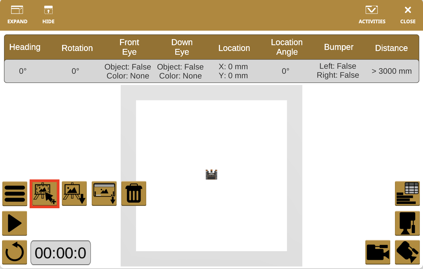 Captura de tela dos recursos do VEXcode VR Playground, mostrando a interface de codificação baseada em blocos e o ambiente de robô virtual, projetado para facilitar o ensino de codificação para estudantes e educadores em STEM.