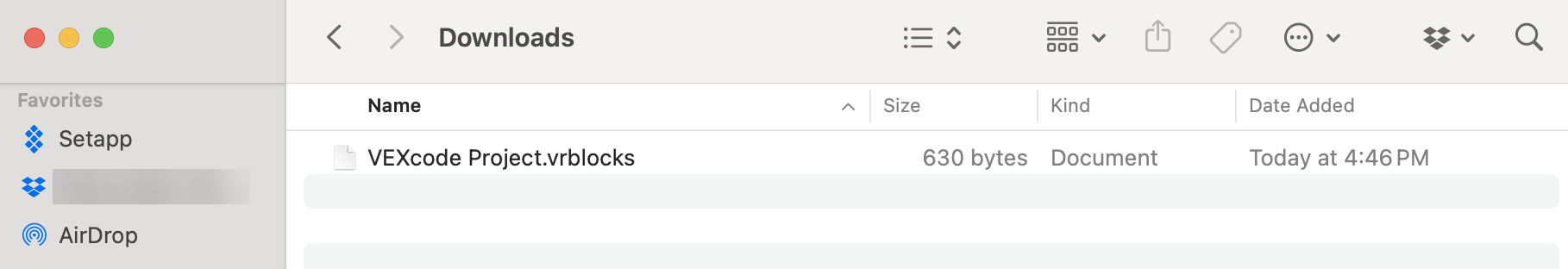 Aparece un mensaje de error sobre un fondo gris que dice: 