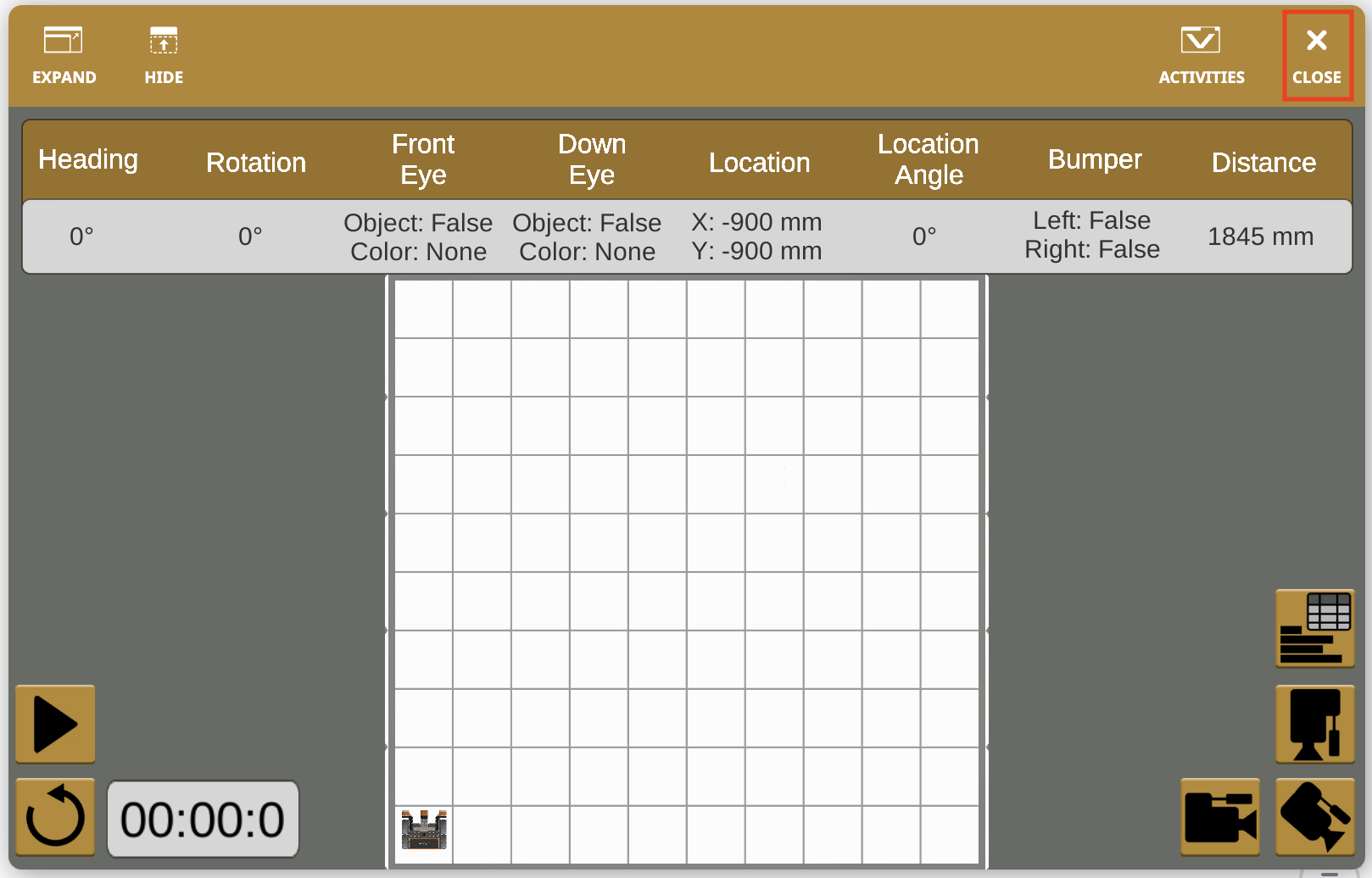 Ảnh chụp màn hình Tính năng Sân chơi của VEXcode VR, giới thiệu giao diện người dùng với các thành phần mã hóa dạng khối và robot ảo, được thiết kế để hỗ trợ giáo dục mã hóa và nâng cao trải nghiệm học tập STEM.