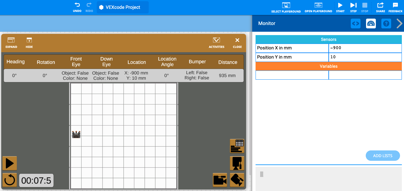 VEXcode VR রোবটগুলির মূল বৈশিষ্ট্যগুলিকে চিত্রিত করে, সেন্সর, মোটর এবং প্রোগ্রামিং ইন্টারফেসের মতো উপাদানগুলিকে হাইলাইট করে, যা ছাত্র এবং শিক্ষাবিদদের জন্য কোডিং এবং রোবোটিক্সে শেখার উন্নতির জন্য ডিজাইন করা হয়েছে৷