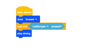 Diagrama que ilustra las características del robot VEXcode VR, destacando los componentes y funcionalidades que respaldan la educación en codificación y los principios de robótica para estudiantes y educadores en un entorno virtual.