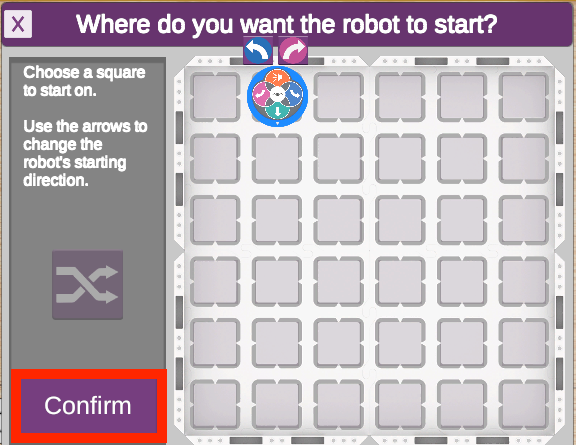 Tangkapan layar VEXcode VR 123 Playspace, memamerkan antarmuka robot virtual dan opsi pengkodean berbasis blok untuk pemrograman dalam lingkungan simulasi, yang dirancang untuk tujuan pendidikan dalam pembelajaran STEM.