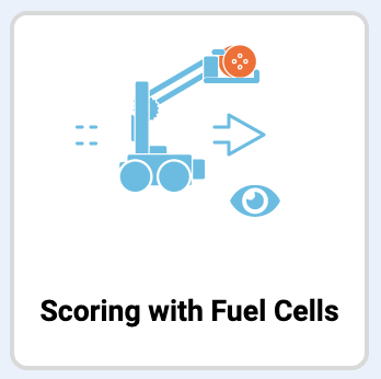 Tangkapan layar antarmuka VEXcode VR yang menampilkan tantangan Ekspedisi Matematika Mars, menampilkan robot virtual dan elemen pengkodean berbasis blok yang dirancang untuk tujuan pendidikan dalam pembelajaran STEM.