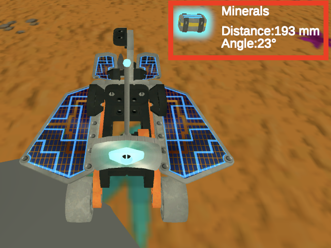 Screenshot dell'interfaccia VR VEXcode che mostra il progetto Rover Rescue, caratterizzato da un robot virtuale ed elementi di codifica basati su blocchi progettati per aiutare gli utenti ad apprendere concetti di codifica in un ambiente simulato.