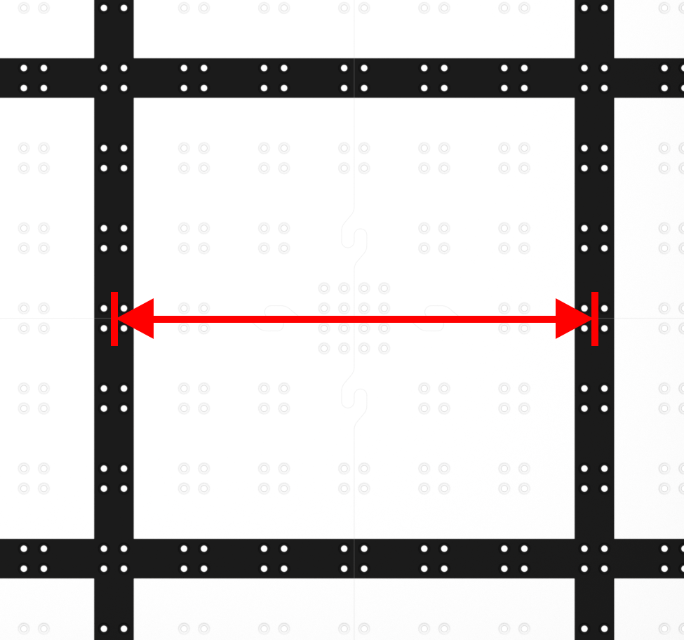 Diagrama ilustrando o VIQC Full Volume para a temporada 2023-2024 no VEXcode VR, mostrando as dimensões e o layout para programar um robô virtual em um ambiente de robótica competitivo.