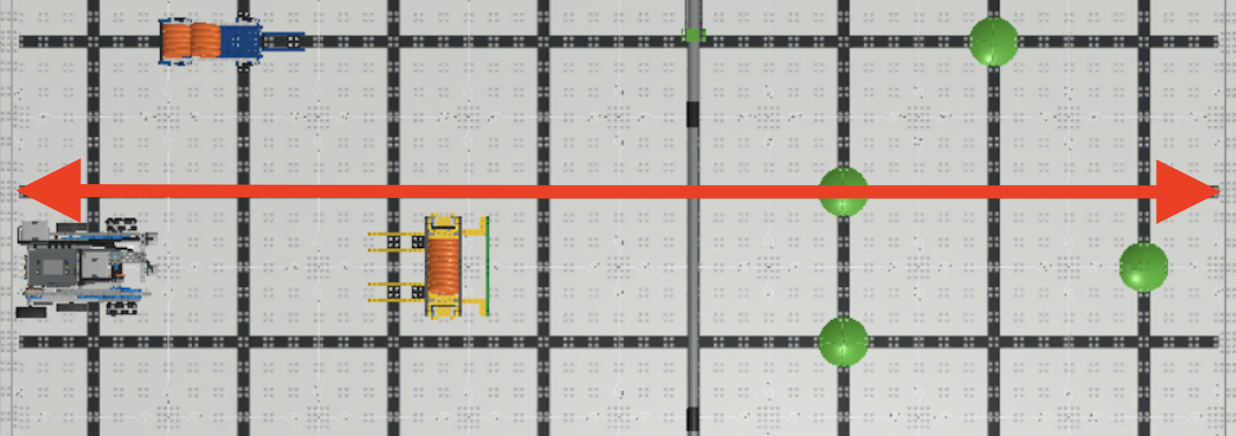 Sơ đồ minh họa giao diện VEXcode VR dành cho VIQC Slapshot (2022-2023), giới thiệu các thành phần mã hóa theo khối và robot ảo, được thiết kế để nâng cao kỹ năng mã hóa và nguyên tắc robot cho học sinh và nhà giáo dục trong giáo dục STEM.