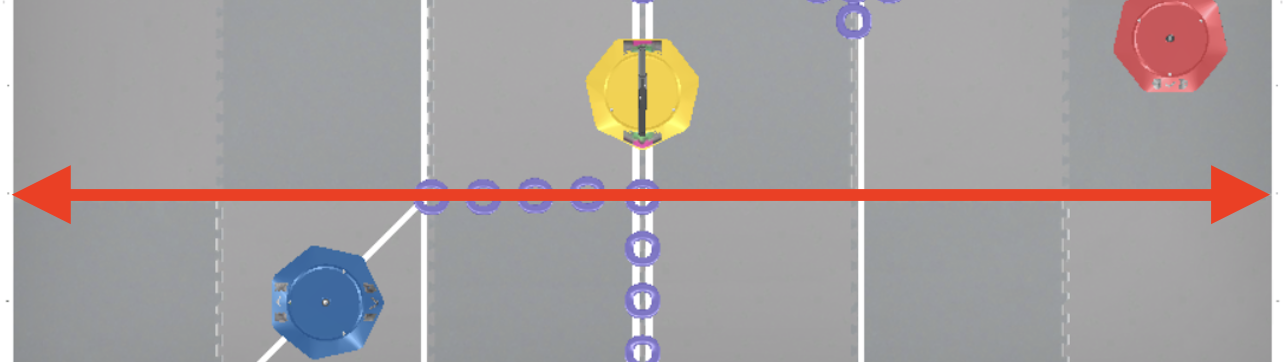 Captura de tela da interface do VEXcode VR mostrando o ambiente de programação para o desafio VRC Tipping Point, ilustrando opções de codificação baseadas em blocos e texto para usuários que estão aprendendo conceitos de robótica e codificação.