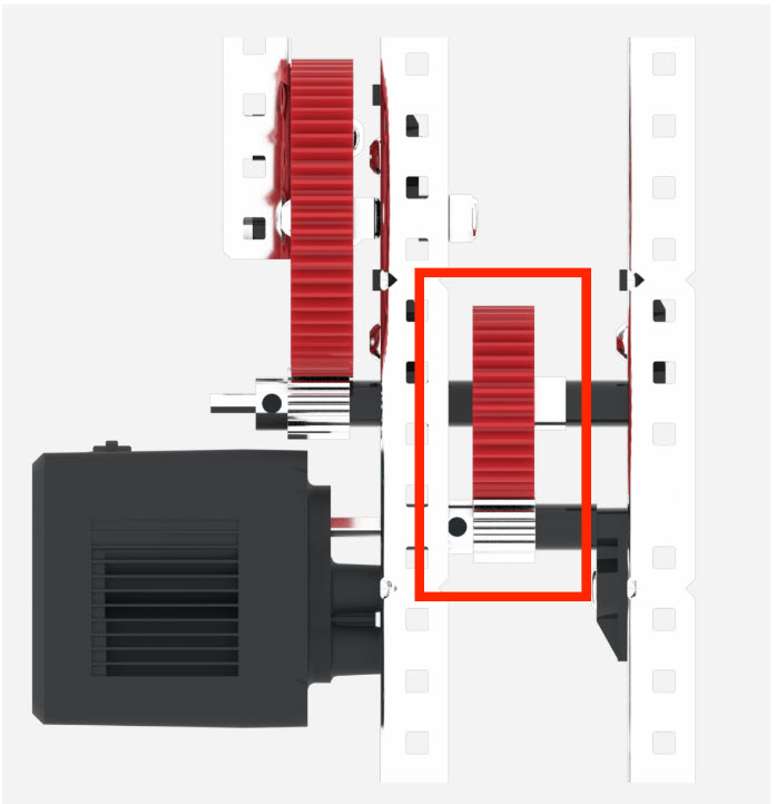 Diagrama de un robot de competición V5 que muestra varios componentes y su disposición, ilustrando el diseño y la funcionalidad para las competiciones de robótica.
