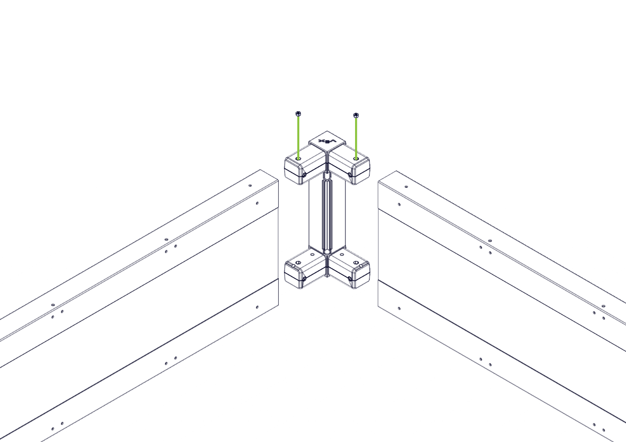 Capture d'écran de l'étape 5.3 de la documentation de VEX Robotics, illustrant le processus d'assemblage d'un robot de compétition, mettant en évidence les composants clés et les instructions pour construire et configurer le robot pour les compétitions.