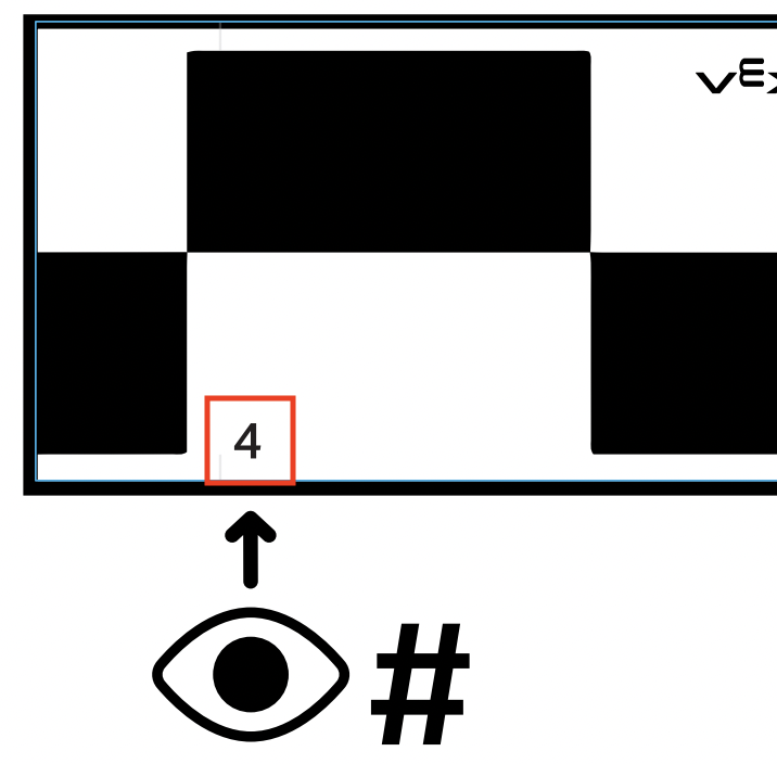 Captura de tela da interface de design de um robô de competição da VEX Robotics, mostrando vários elementos de design e recursos relevantes para as descrições da categoria V5.