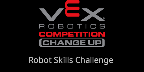 VEX Robotics 競技用ロボット ガイドのステップ 8 のスクリーンショット。競技用ロボットを構築するための主要なコンポーネントと組み立て手順を示しています。